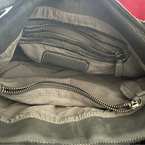 Sundance- Gray Woven Leather Handbag - Picture 3 of 7